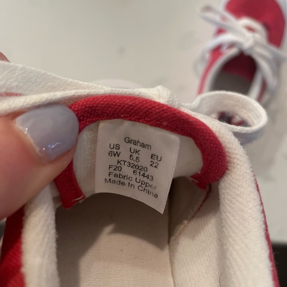 Toddler size 6 red Keds - Picture 4 of 5